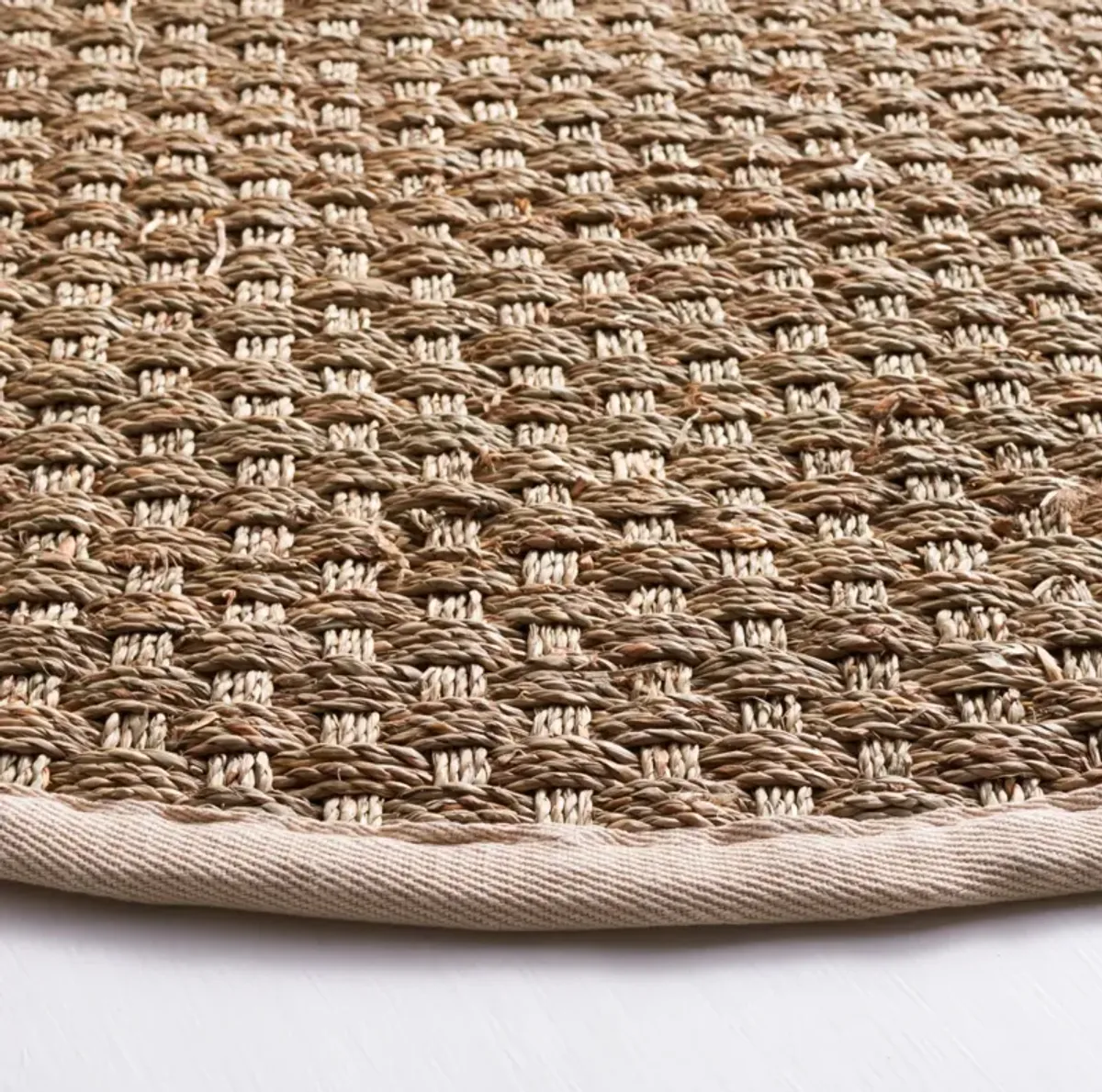 NF114 NATURAL  12' x 12' Round Round Rug