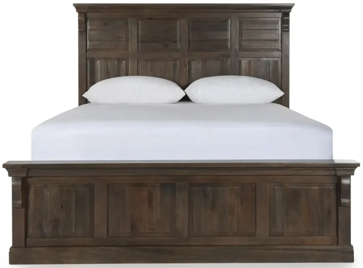 Adelaide Wood Queen Bed Cocoa Brown