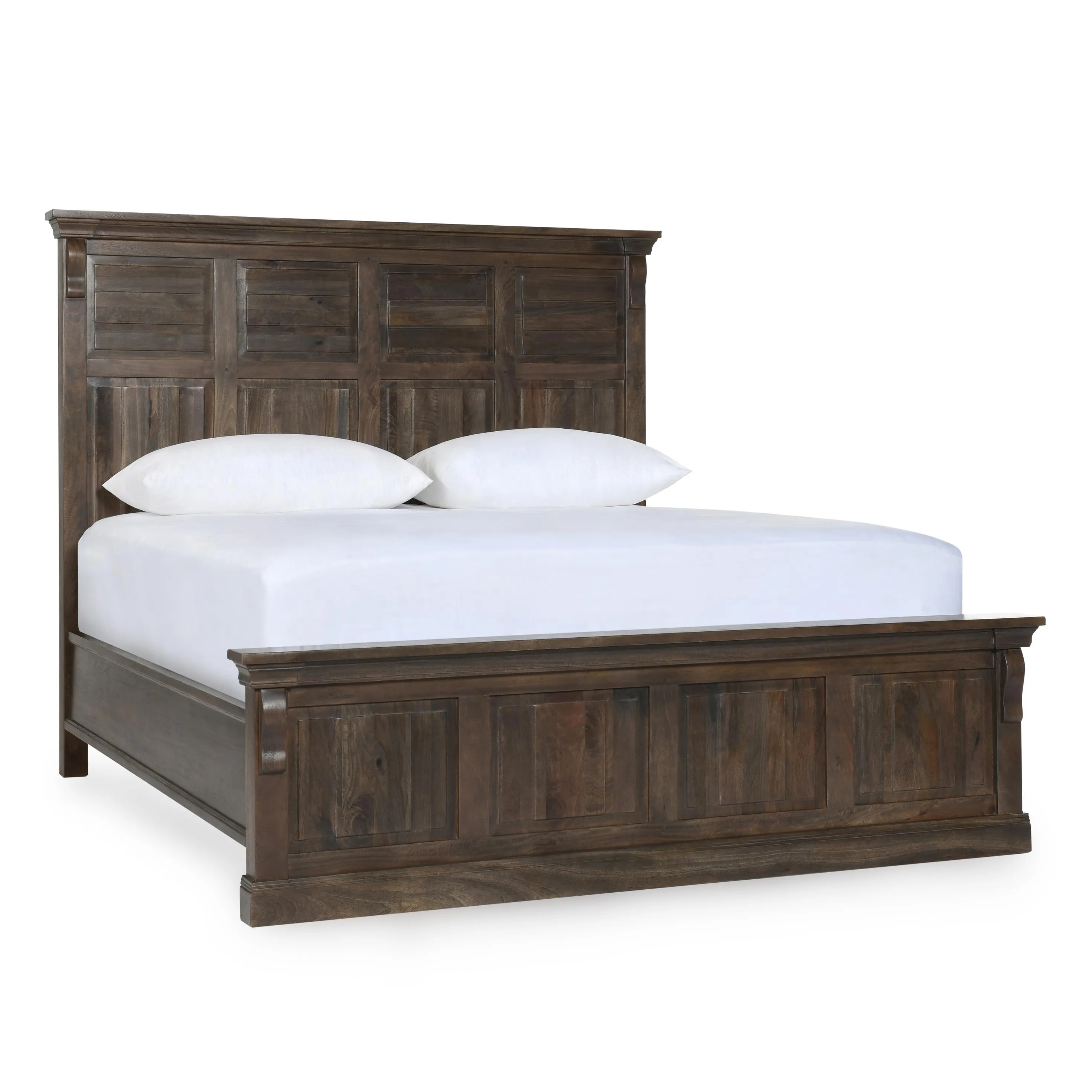 Adelaide Wood Queen Bed Cocoa Brown