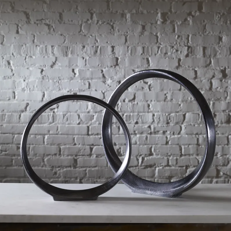 Orbits Ring Sculptures - Set of 2