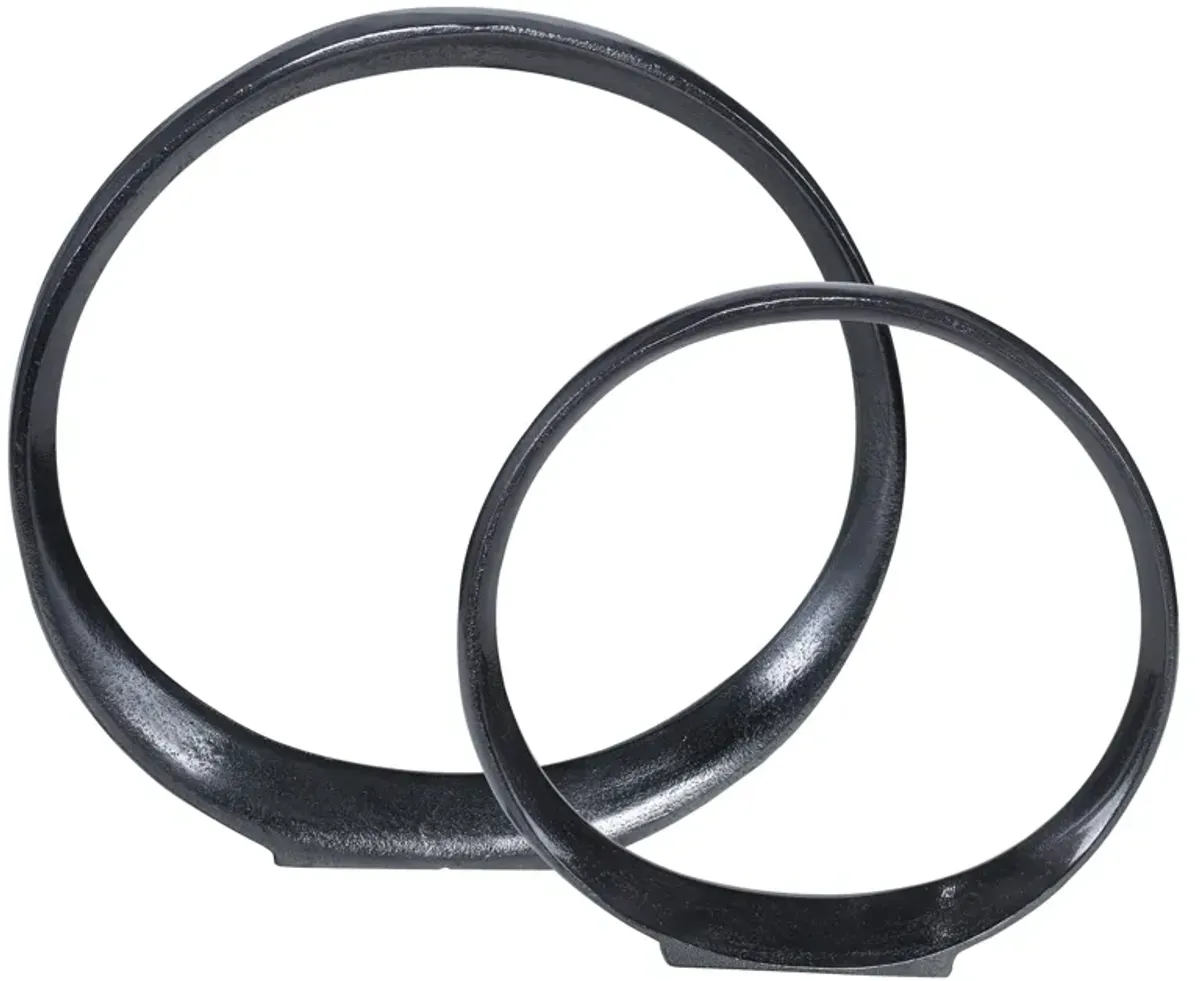 Orbits Ring Sculptures - Set of 2