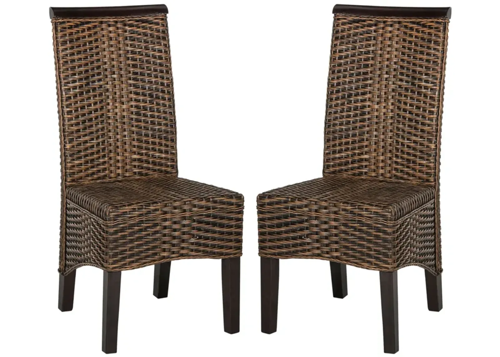 ILYA 18''H WICKER DINING CHAIR - Set of 2