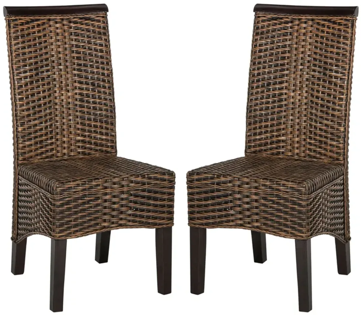 ILYA 18''H WICKER DINING CHAIR - Set of 2