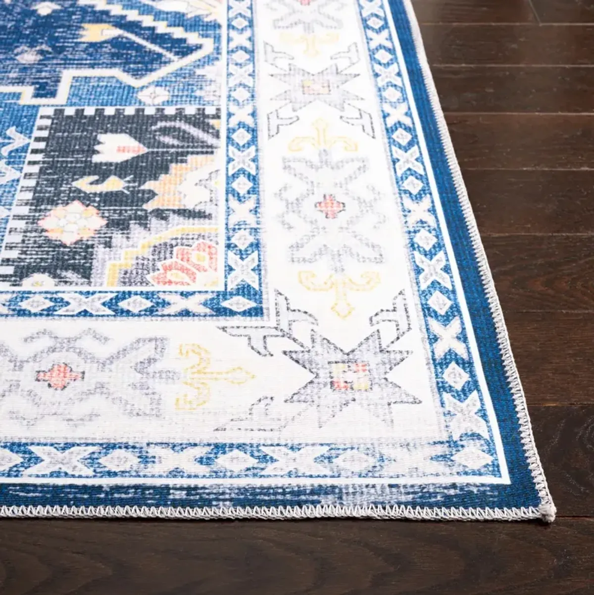 ARIZONA 107 Blue 2'-6' X 8' Runner Rug