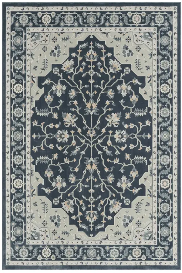 Imagica Traditional Twilight Floral Area Rug 5'3" x 7'6"