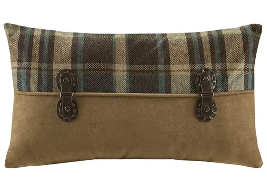 Woolrich Hadley Plaid Multi Pieced Oblong Pillow