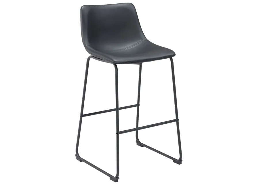 Smart Barstool (Set of 2) Black