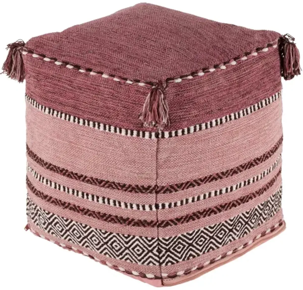 Trenza 18"H x 18"W x 18"D Pouf