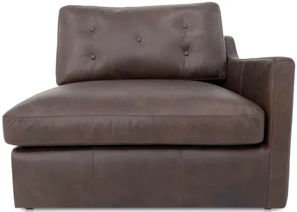 Thurlow Right Arm Facing Chair Espresso Brown Leather