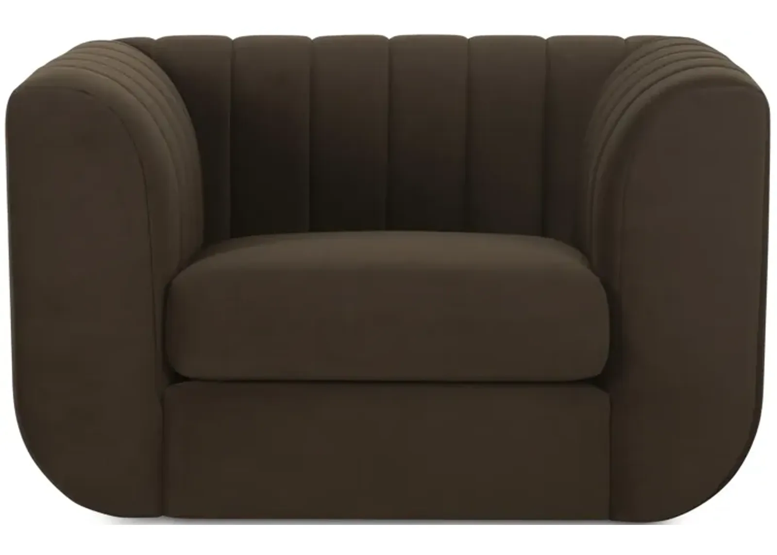 Rosy Lounge Chair Dark Brown