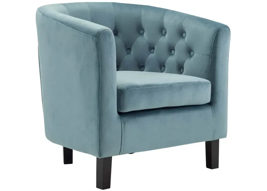 Prospect Performance Velvet Armchair