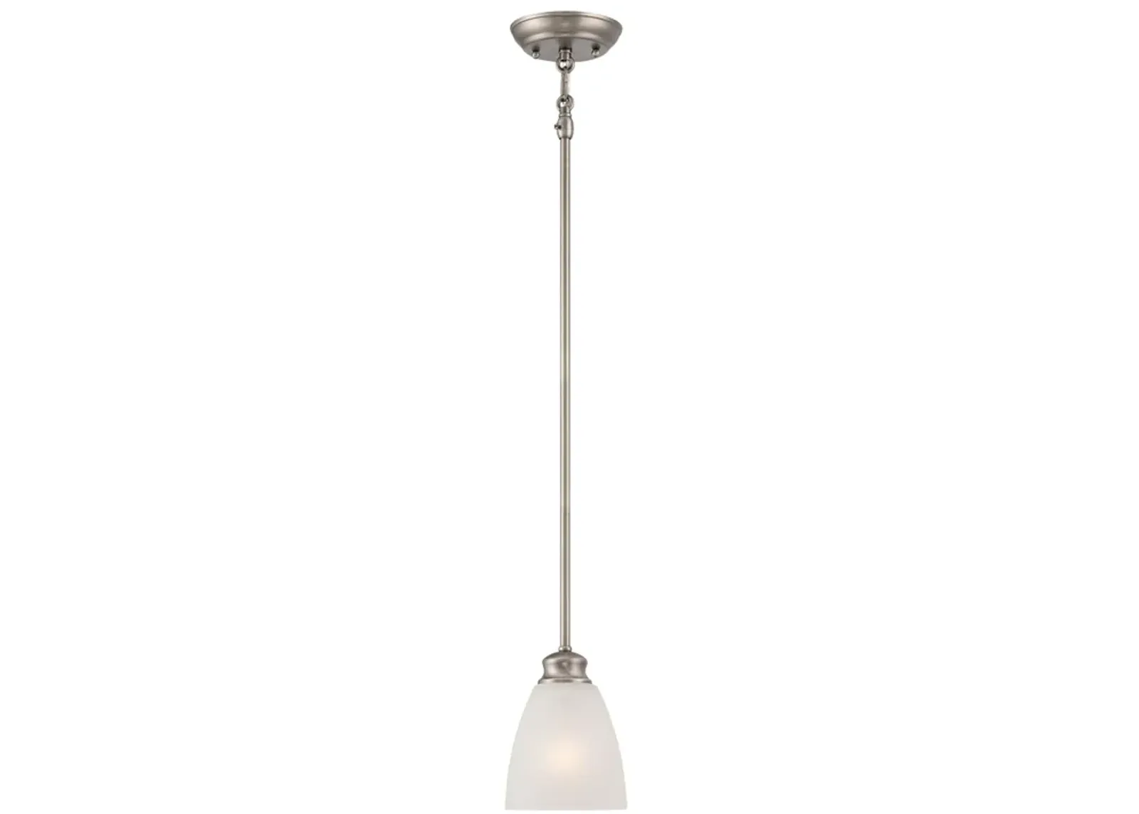 Haven 1-Light Mini Pendant in Satin Pewter