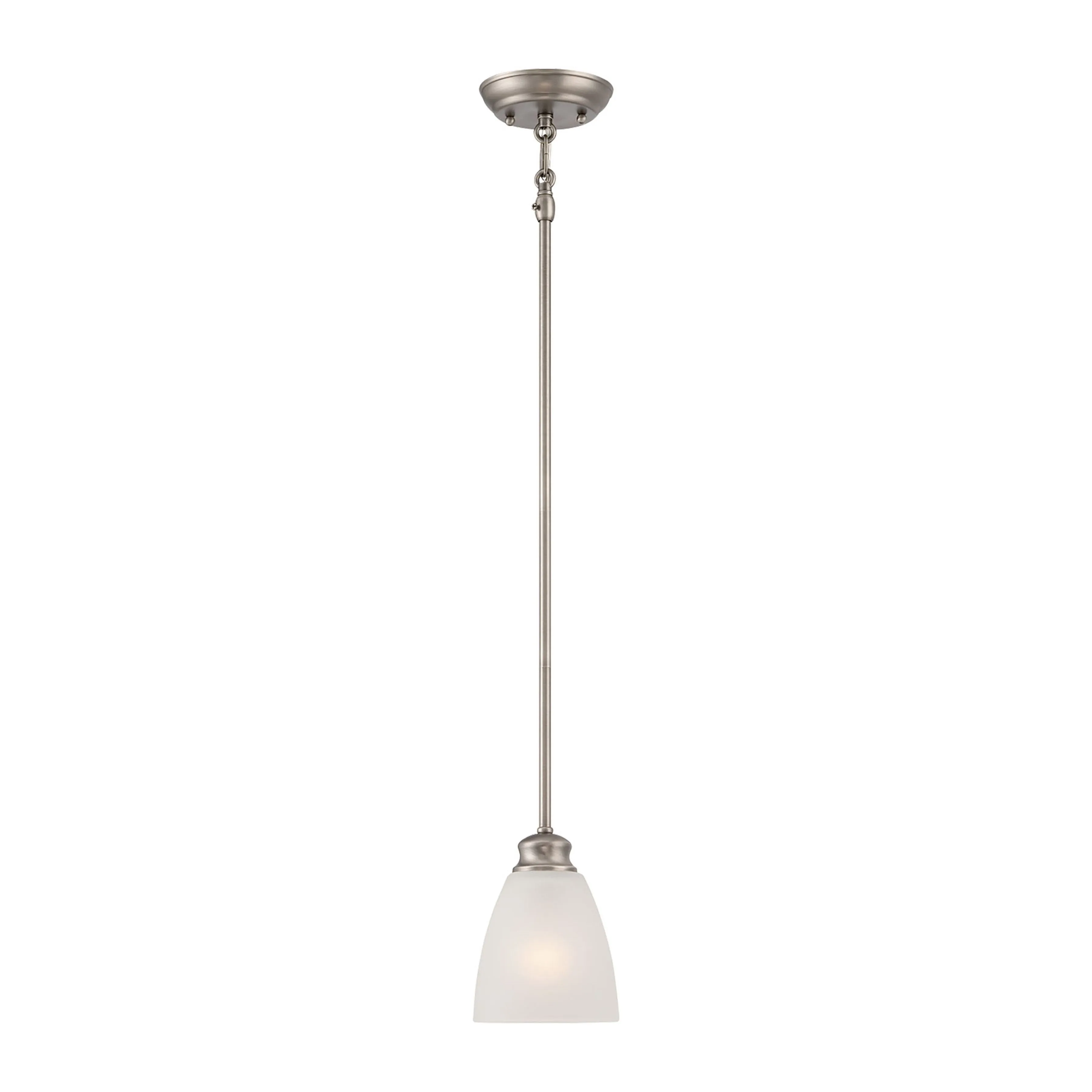 Haven 1-Light Mini Pendant in Satin Pewter