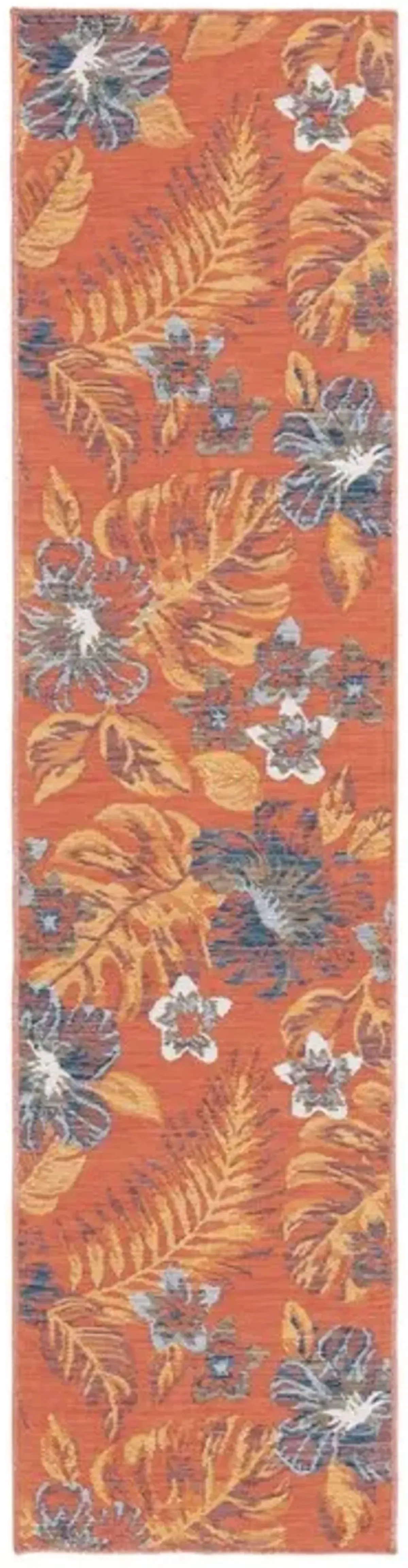 SUNRISE 671 Orange 2' X 8' Runner Rug