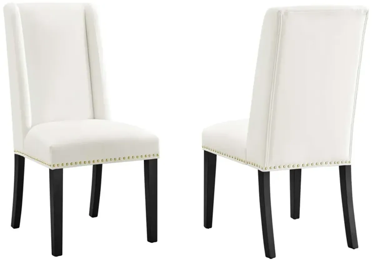 Baron Performance Velvet Dining Chairs - Set of 2