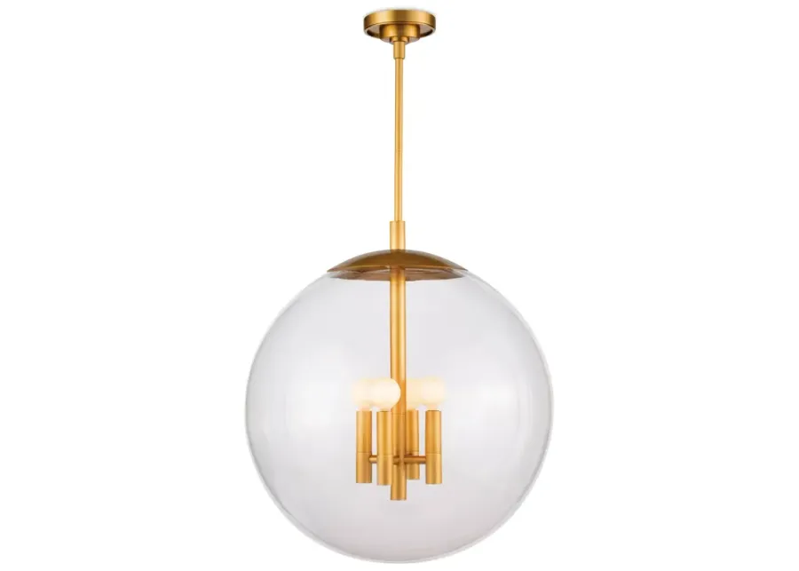 Cafe Pendant Large (Natural Brass)