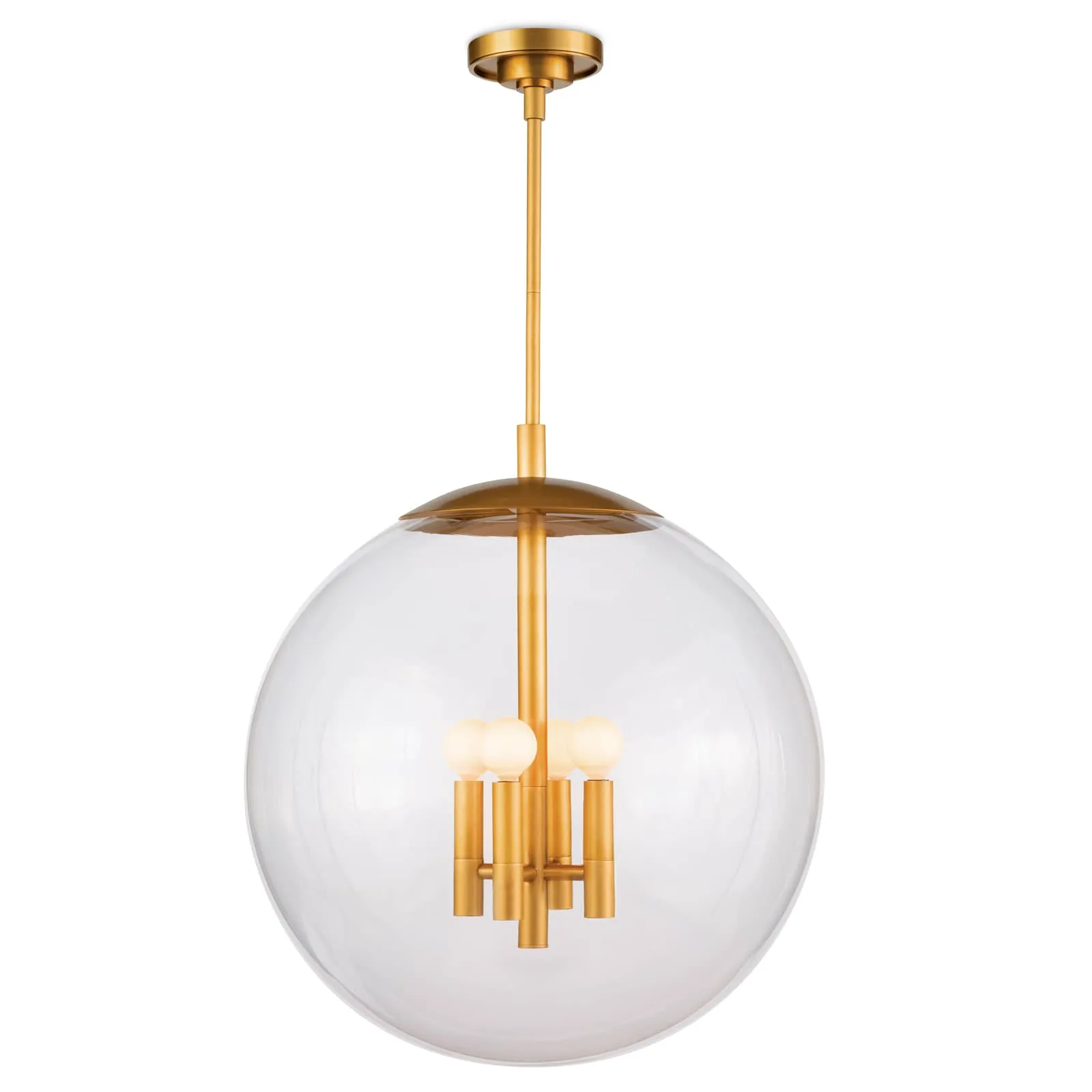 Cafe Pendant Large (Natural Brass)