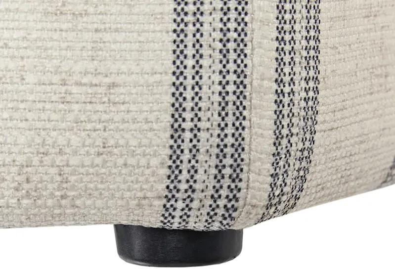 Martha Stewart Ellen Natural Cocktail Ottoman