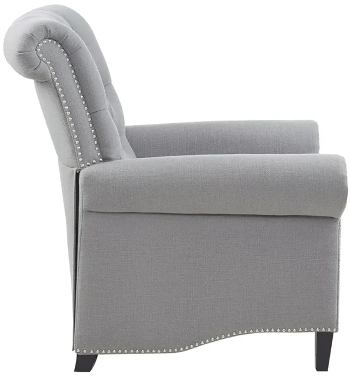 Madison Park Aidan Grey Push Back Recliner