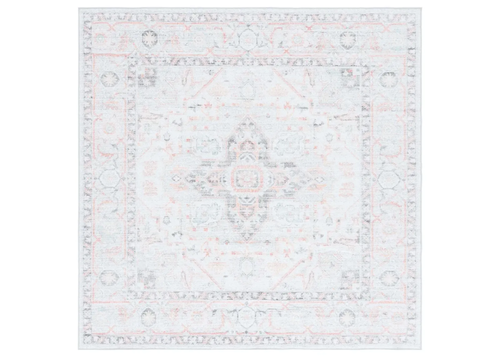 ARIZONA 913 LIGHT GREY  6' x 6' Square Square Rug