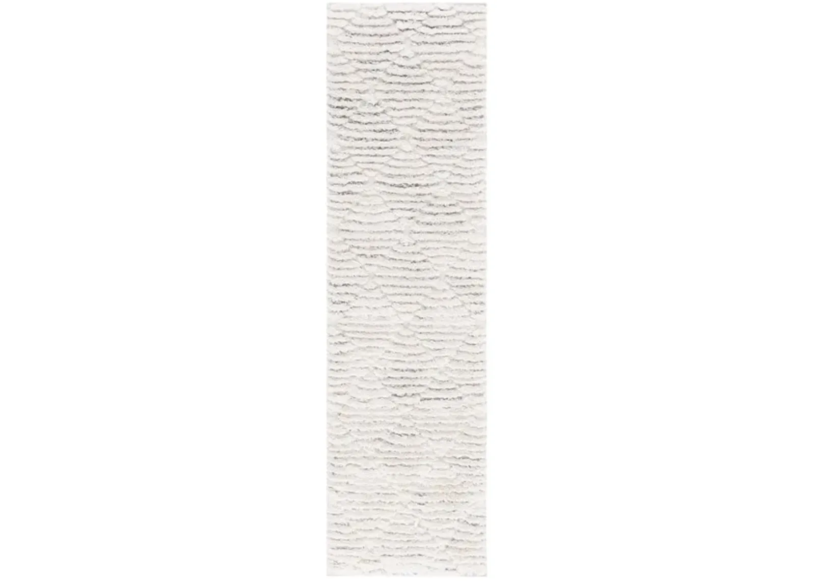 HI-LO SHAG 212 Beige 2'-2' X 8' Runner Rug