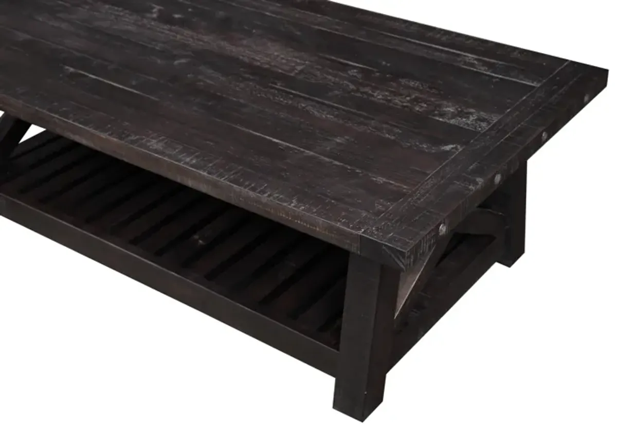 Yosemite Solid Wood Coffee Table in Cafe