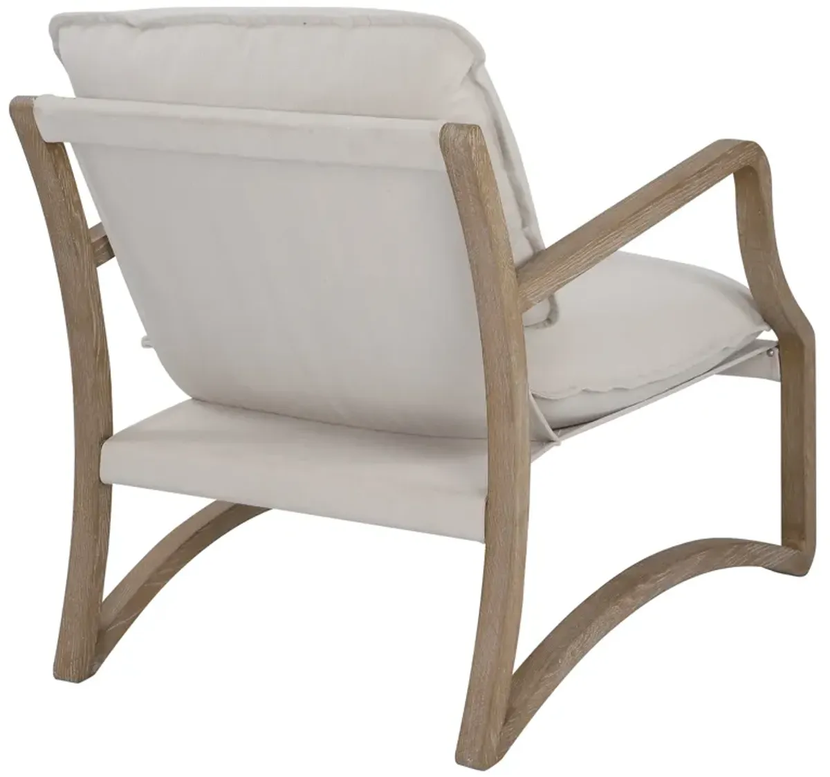 Melora Solid Oak Accent Chair