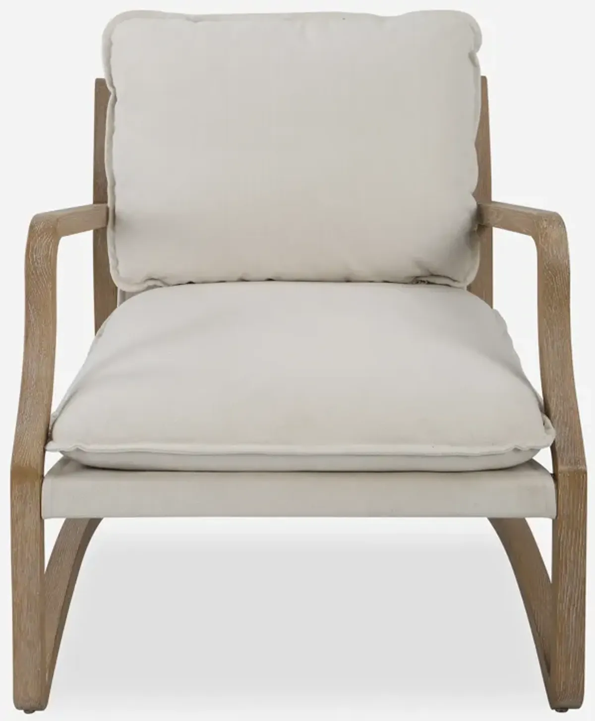 Melora Solid Oak Accent Chair