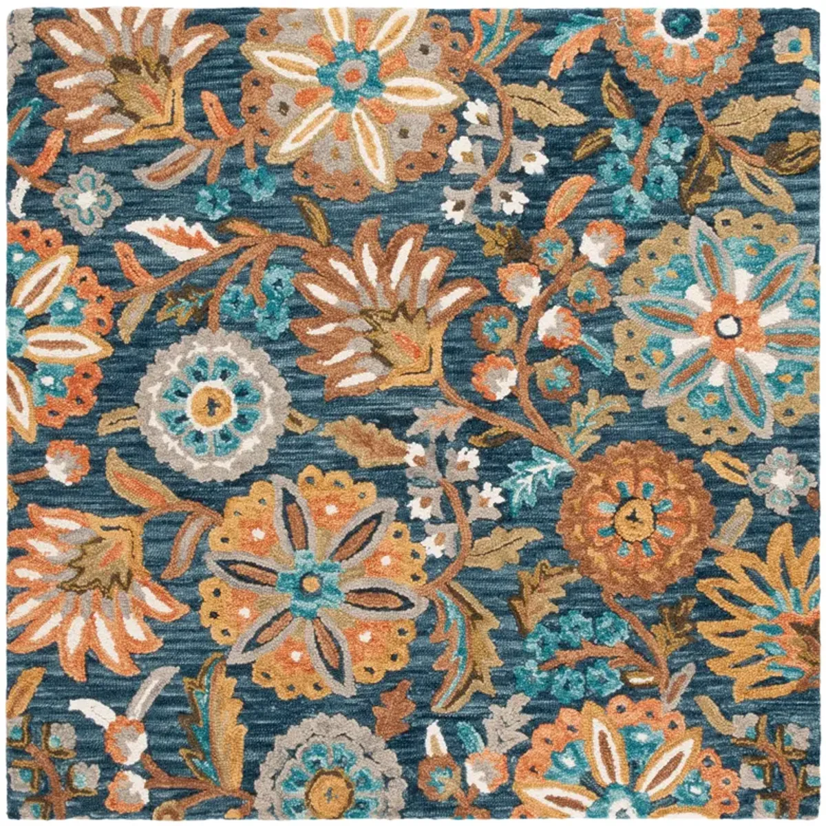 BLOSSOM Hand Tufted 6' x 6' Square area rug