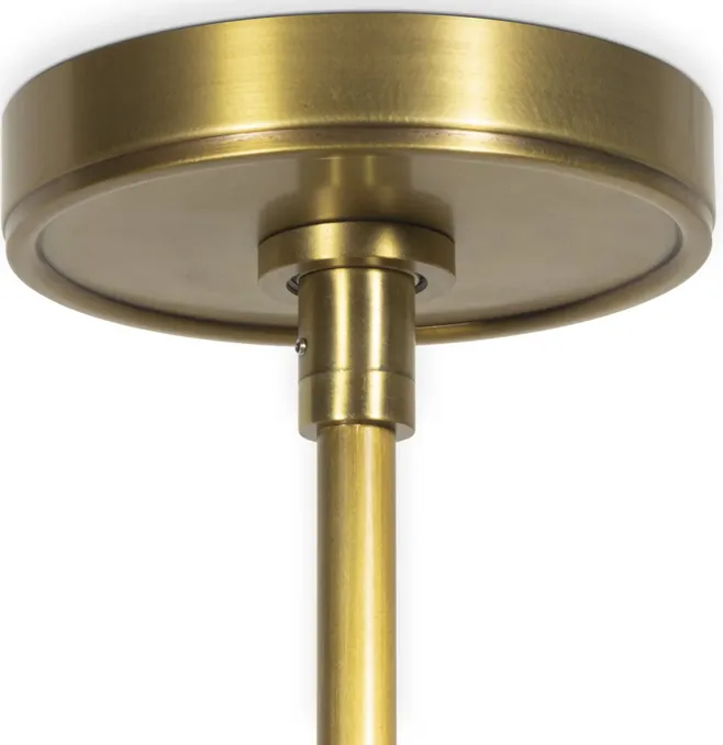 Southern Living Natural Brass Hattie Pendant