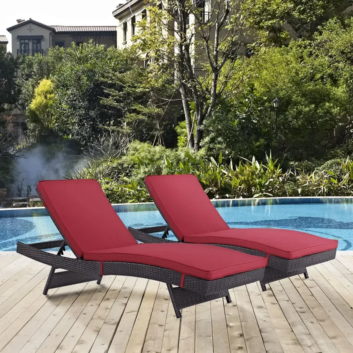 Convene Chaise Outdoor Patio Set of 2