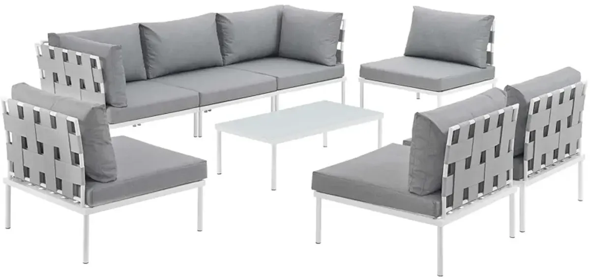 Harmony 8-Piece Outdoor Sectional Sofa Set