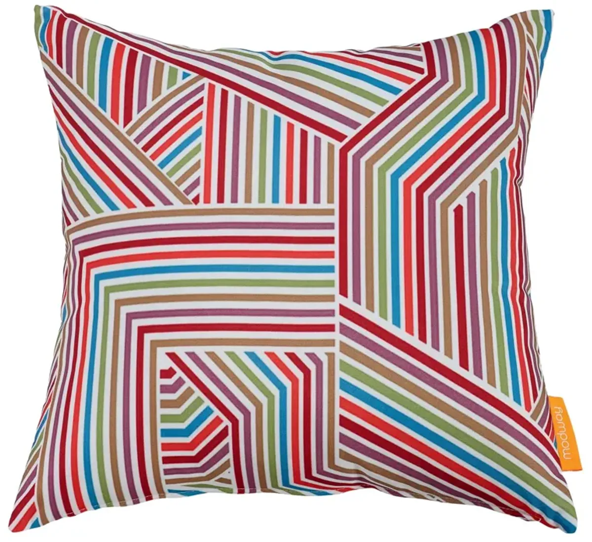 Orange Lines Outdoor Pillow - Set of 2