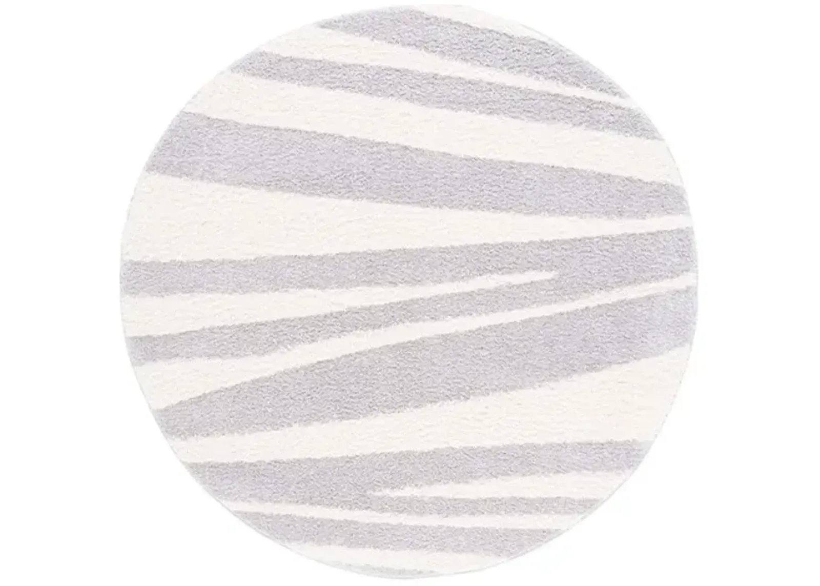 NORWAY 200 Grey 6'-7' X 6'-7' Round Round Rug