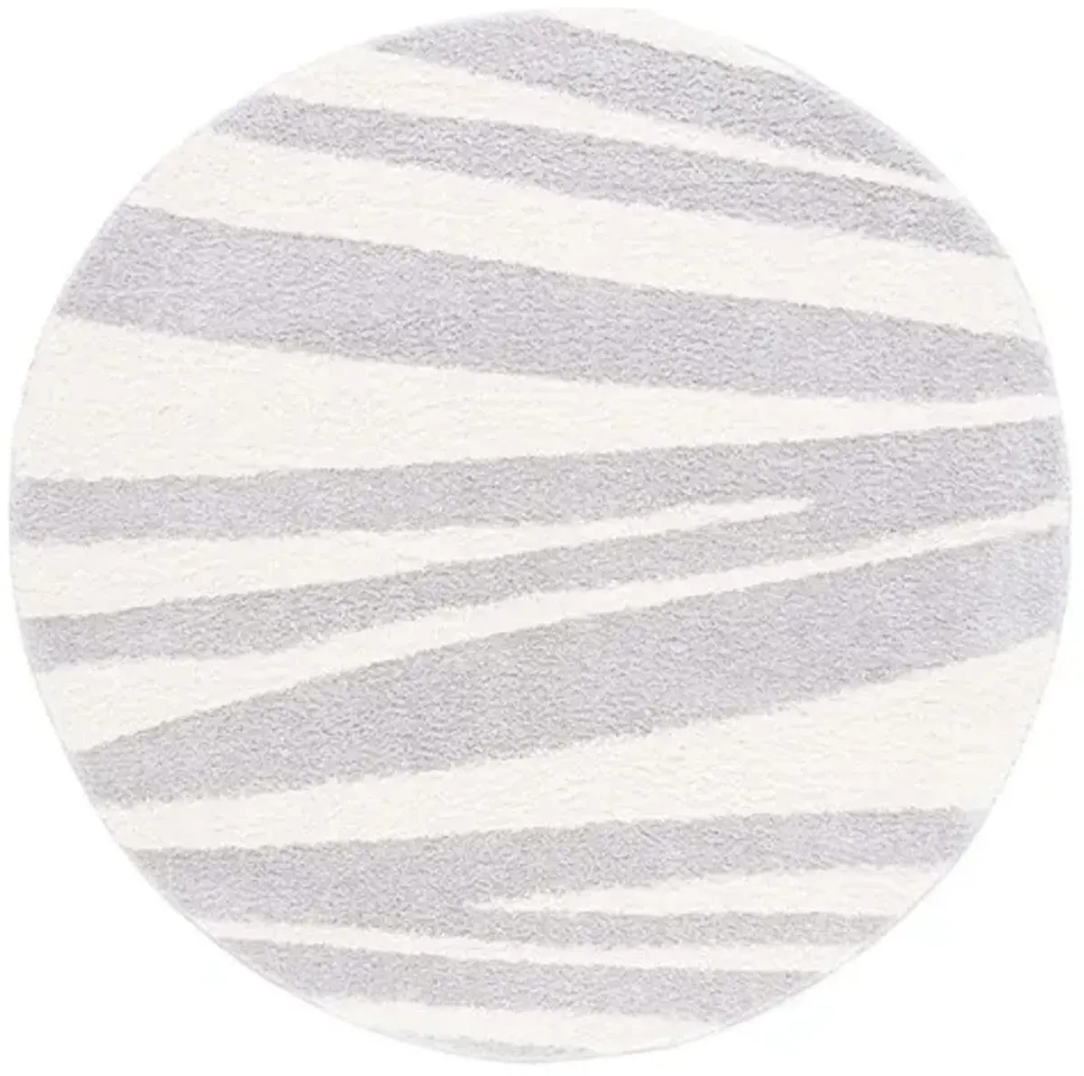 NORWAY 200 Grey 6'-7' X 6'-7' Round Round Rug