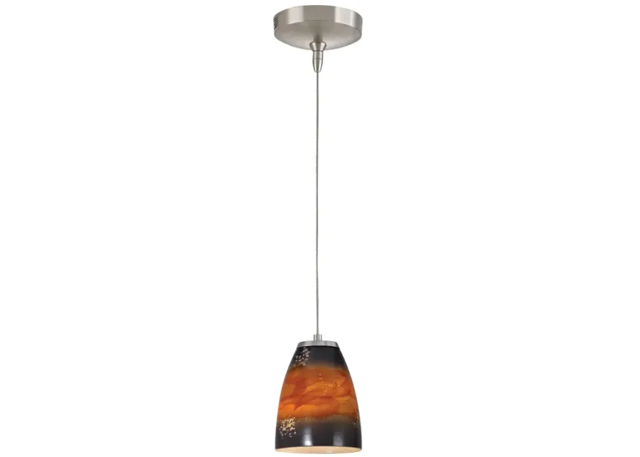 Low Voltage 5" Wide 1-Light Mini Pendant - Brushed Nickel