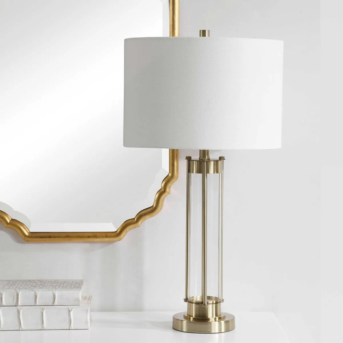 Brass Rod Table Lamp