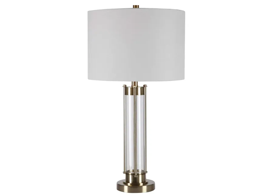 Brass Rod Table Lamp