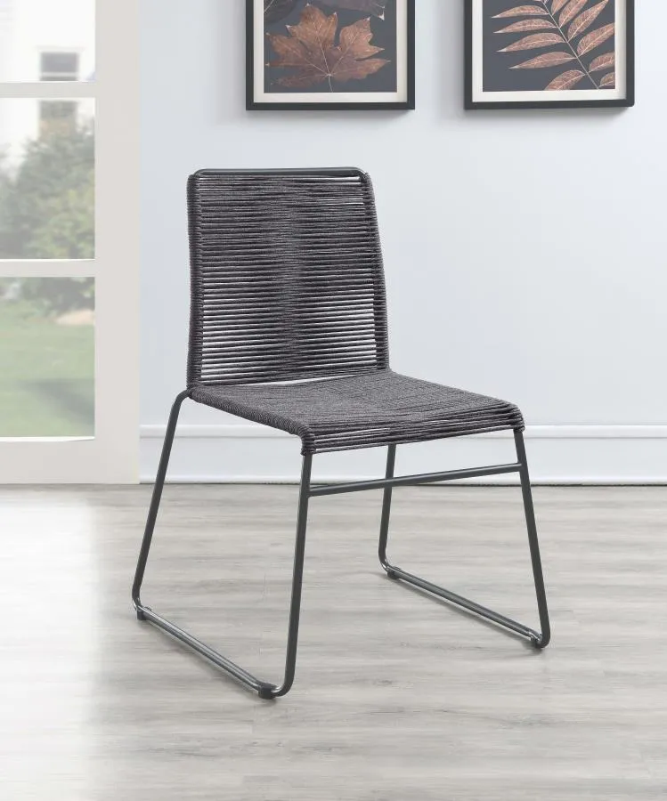 Hayden Upholstered Stackable Side Chairs (Set of 2)