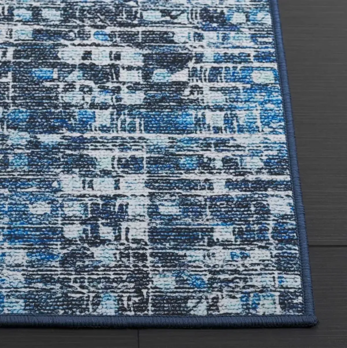 TUCSON 901 BLUE  8' x 10' Large Rectangle Rug