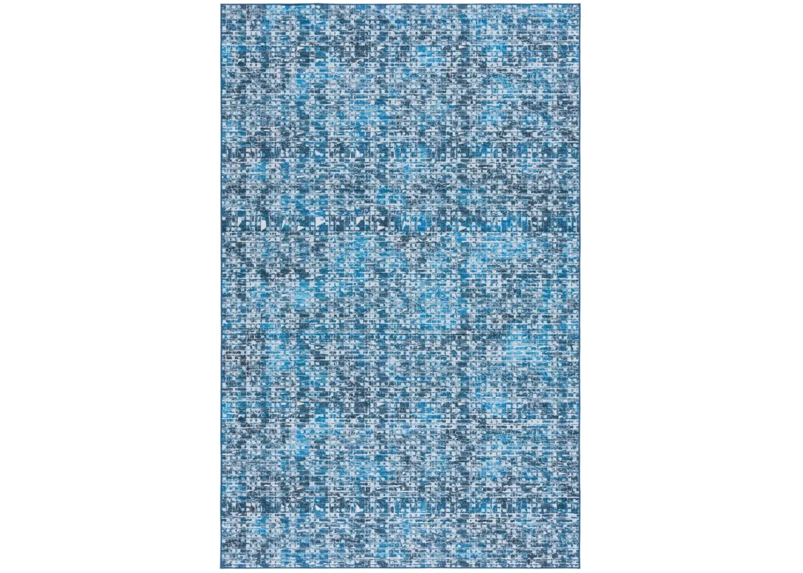 TUCSON 901 BLUE  8' x 10' Large Rectangle Rug