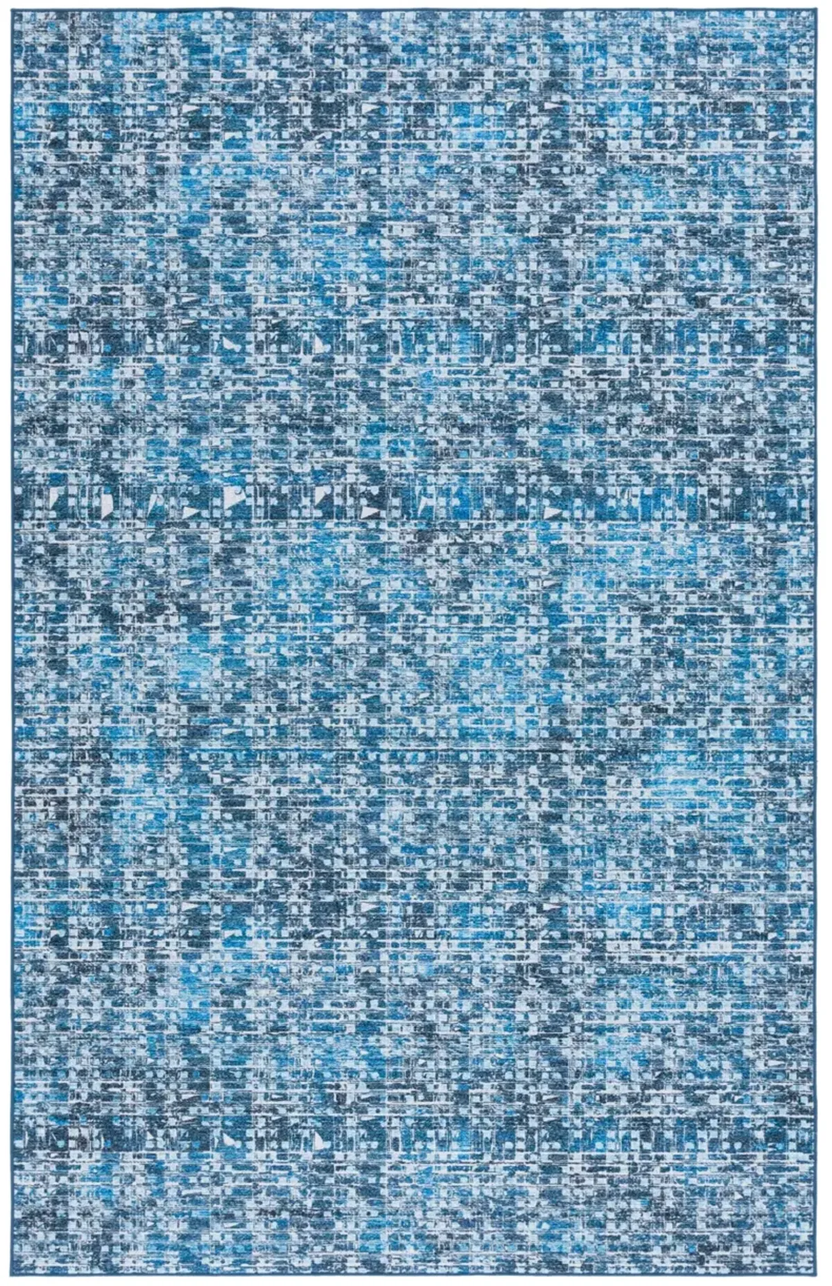 TUCSON 901 BLUE  8' x 10' Large Rectangle Rug