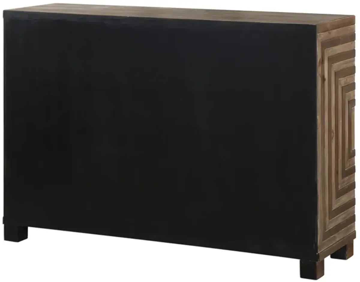 Layton Geometric Console Cabinet