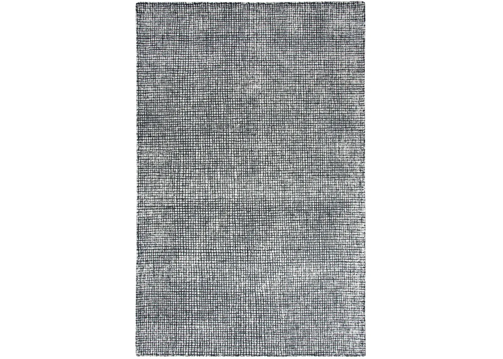 Talbot Black/White Tweed Wool 8' x 11' Rectangle Rug