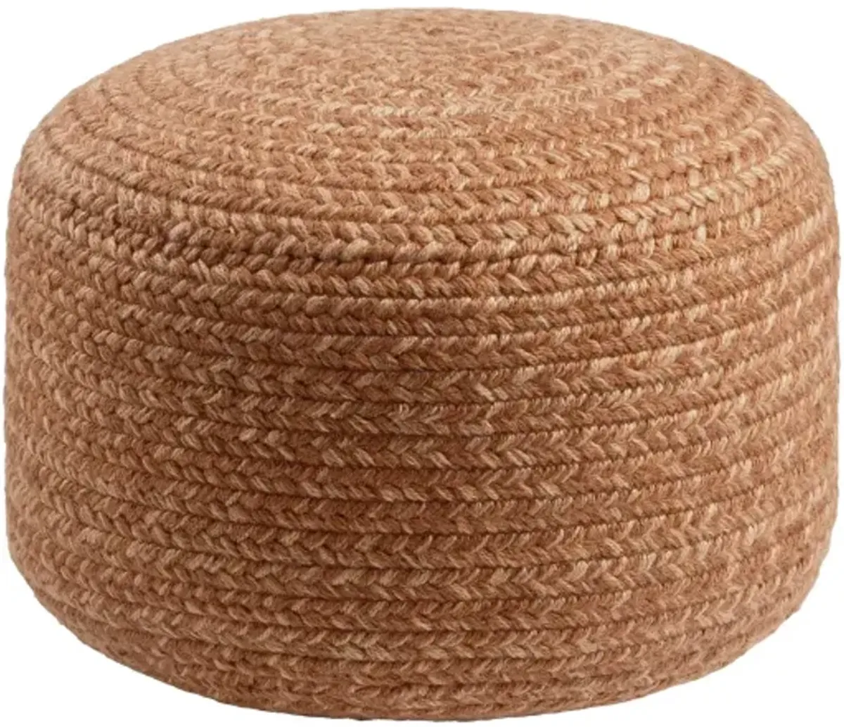 Entwined EDPF-006 12"H x 18"W x 18"D Pouf