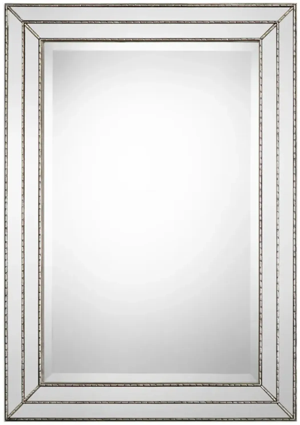 Biloxi Silver Grooved Wall Mirror