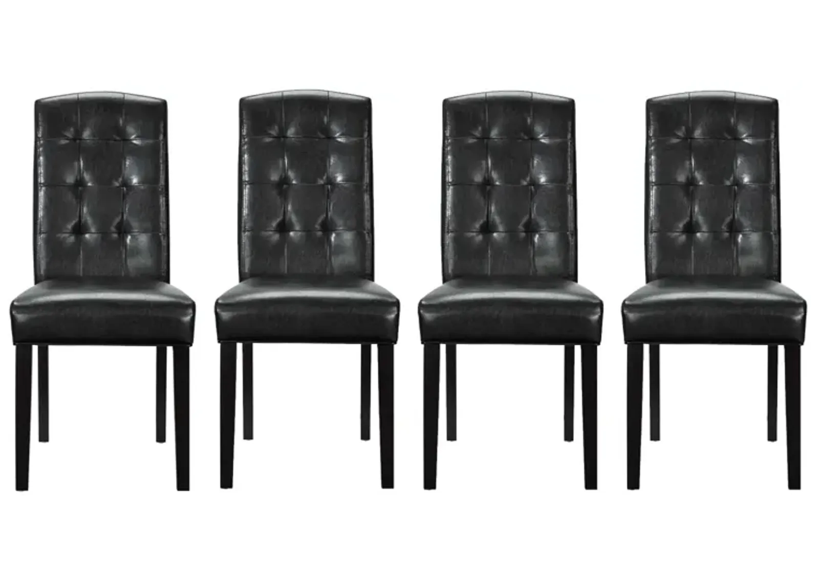 Perdure Dining Chairs Vinyl Set of 4