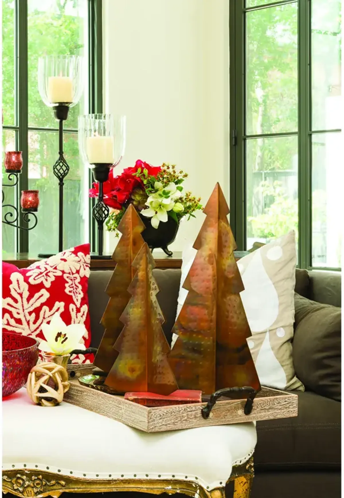 Rustique Christmas Trees (Set of 3)