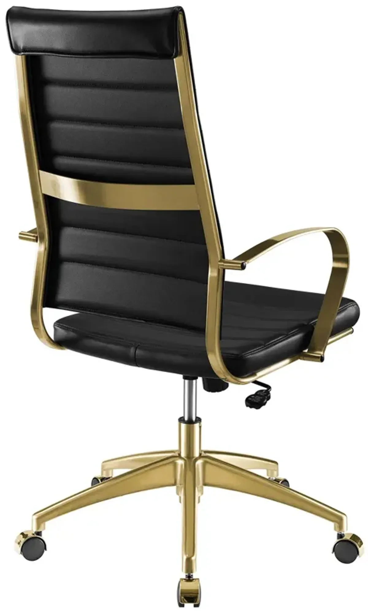 Jive Gold Stainless Steel Highback Office Chair