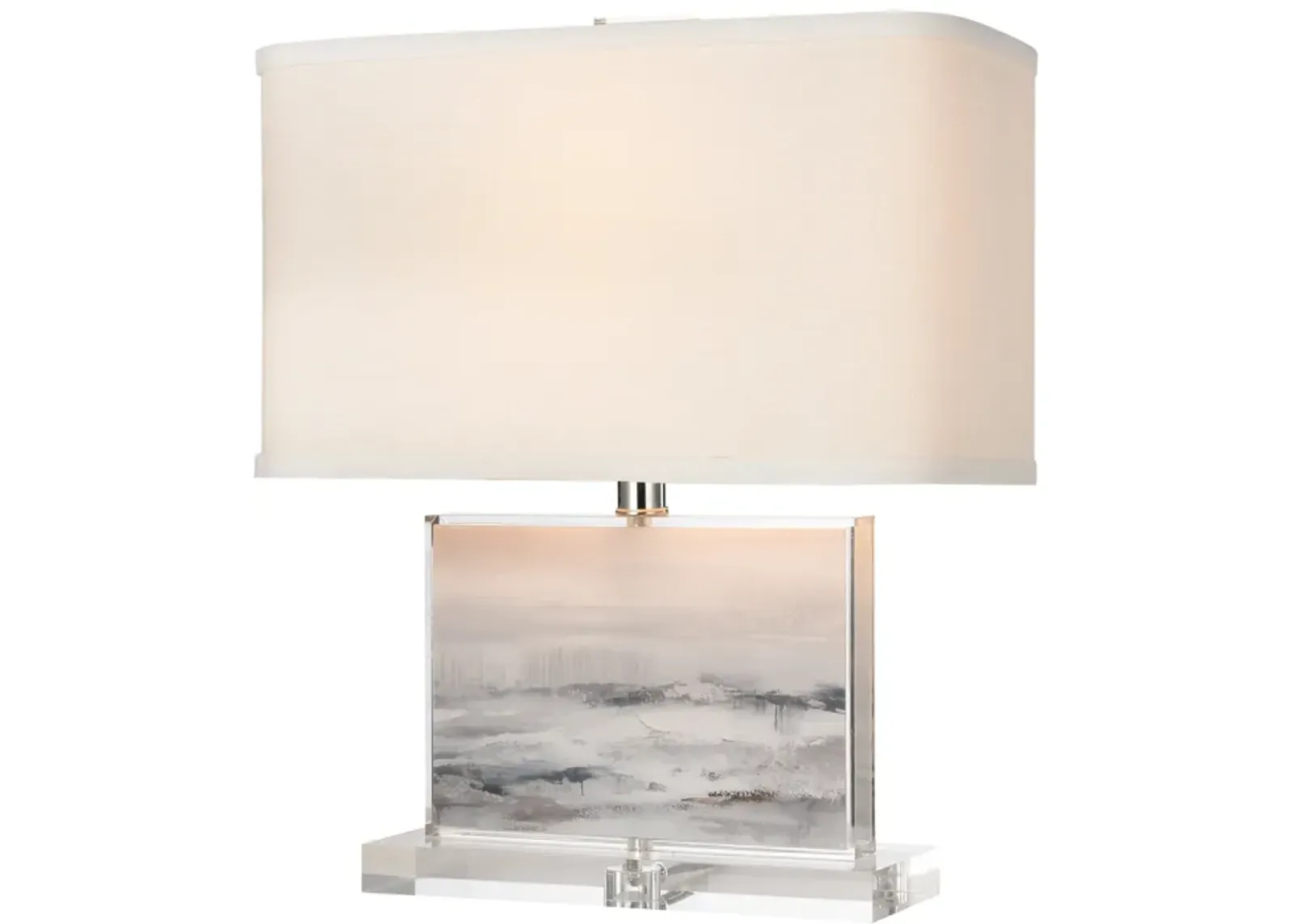 Barnes 18" High 1-Light Table Lamp - Gray